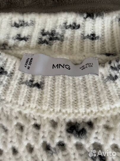 Свитер mango с коровьим принтом