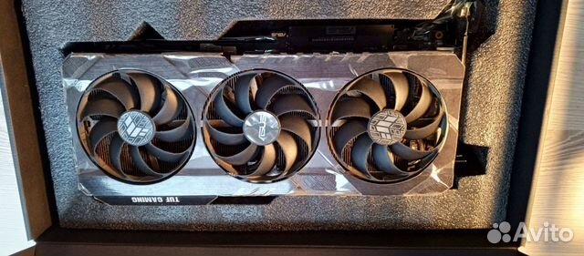 Видеокарта RTX 3070ti oc tuf asus