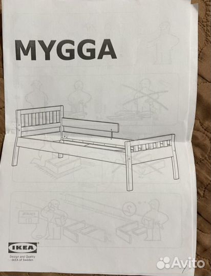 Кровать mygga IKEA