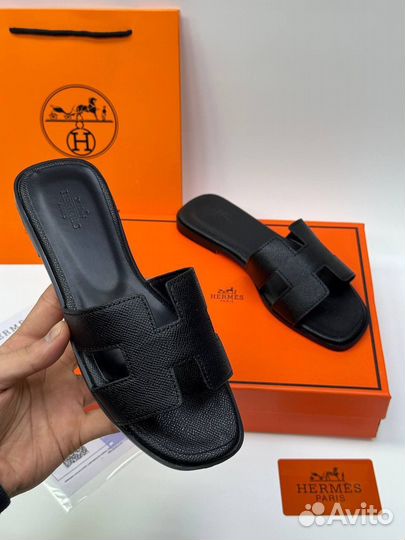 Шлёпанцы hermes женские