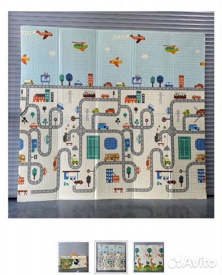 Коврик складной размер 200*180