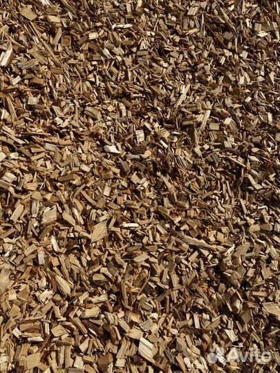 Щепа натуральная (мульча)