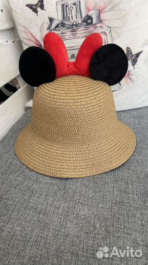 Соломенная шляпа детская