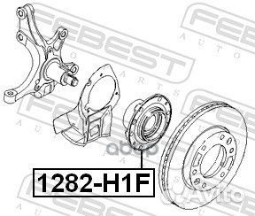 Ступица передняя 1282H1F Febest