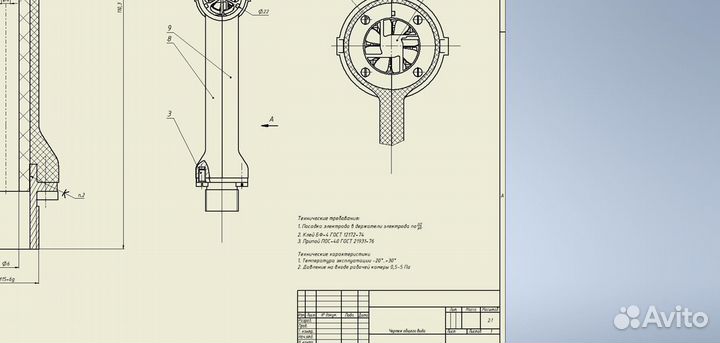 Репетитор. Обучаю черчению по гост, проект-ию 3D