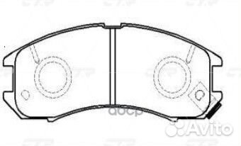 Колодки передние mazda 323/626 1.8/2.0L all 94-03