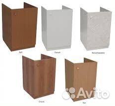 Кухонный гарнитур тумбы под мойку, шкафы и столы