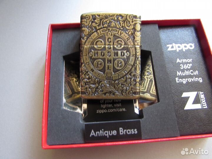 Zippo 29719 Armor St. Benedict, new