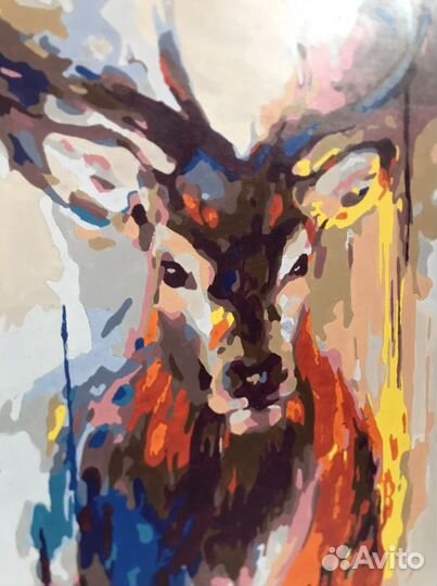 Картина готовая по номерам