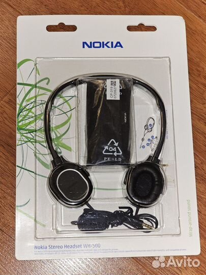 Наушники nokia WH-500 Гарнитура новые