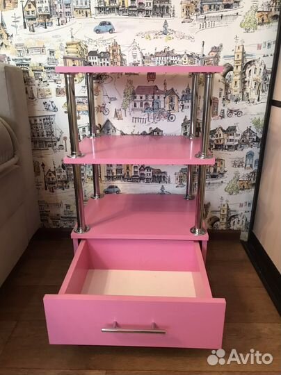 Тумба этажерка с 1 ящиком косметологическая