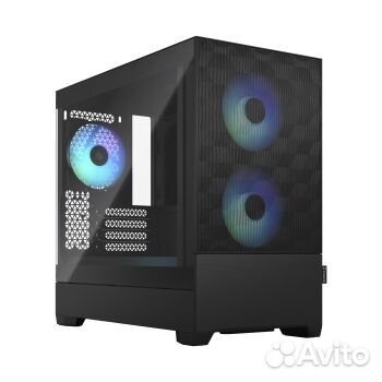 Fractal Design Pop Mini Air RGB Black TG Clear Tin