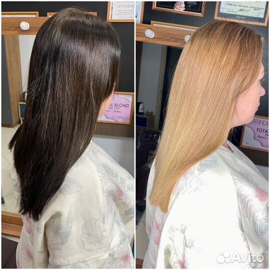 Выход из черного Окрашивание