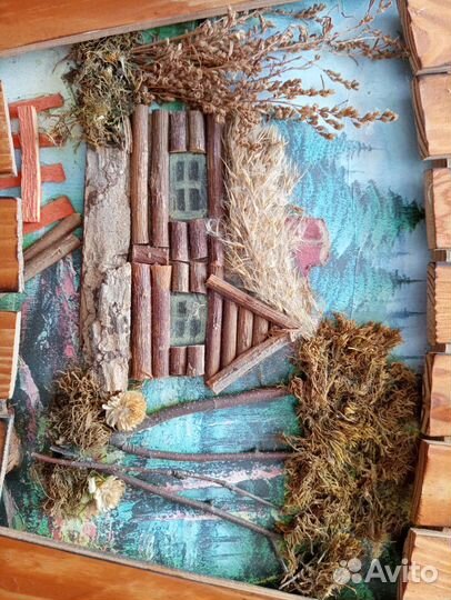 Картина из натуральных материалов