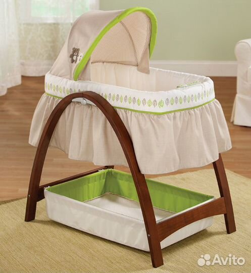 Кроватка с укачиванием Summer Infant BentWood
