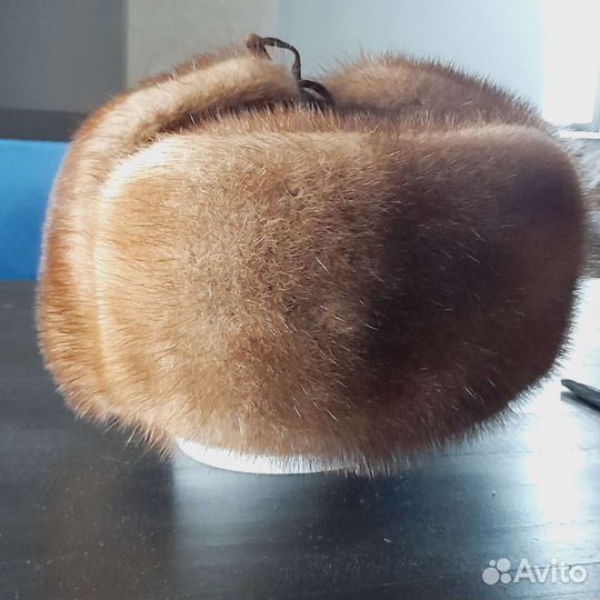 Шапка ушанка мужская норка
