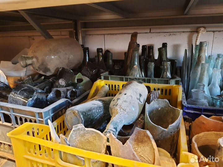 Старинные бутылки