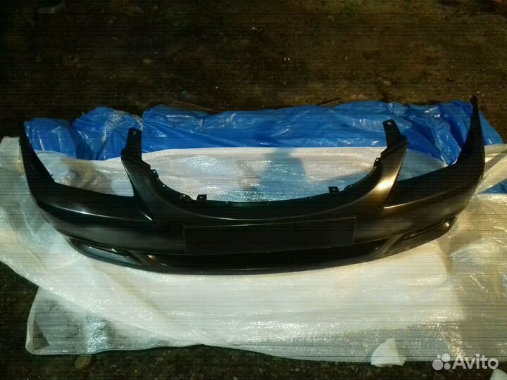 Передний бампер на хундай акцент