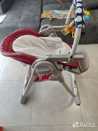 Стульчик для кормления chicco polly magic