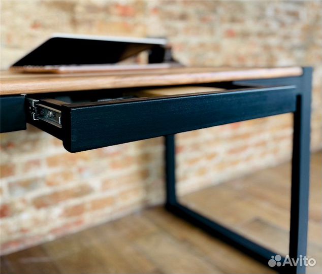 Письменный стол Лофт с ящиком India 1120х650мм