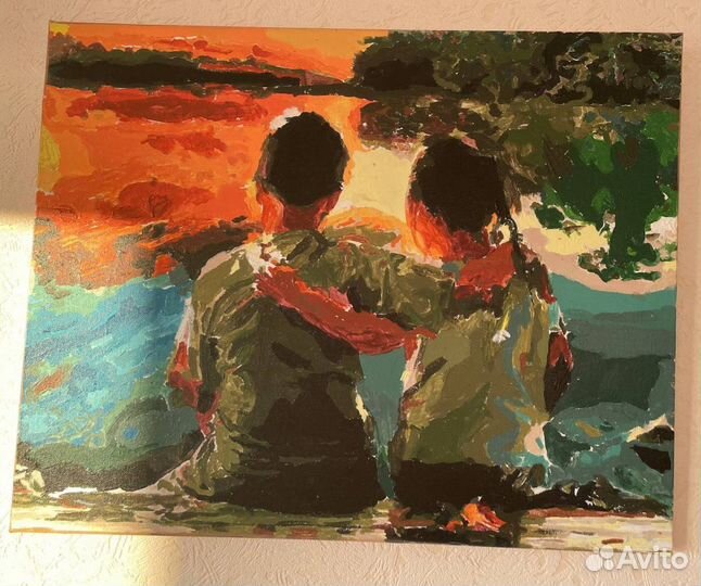 Картина по номерам рисованная