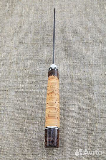 Нож Сокол дамаск береста