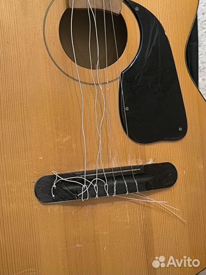 Акустическая гитара советская