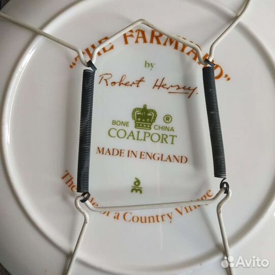 Антиквариат из Европы.Коллекционная тарелка.Англия