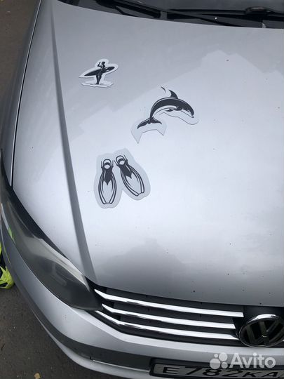 Магнит на машину(замена наклеек)