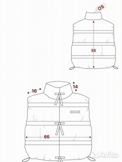 Жилет Malibu Graphit Print Uzhe Vyhozhu