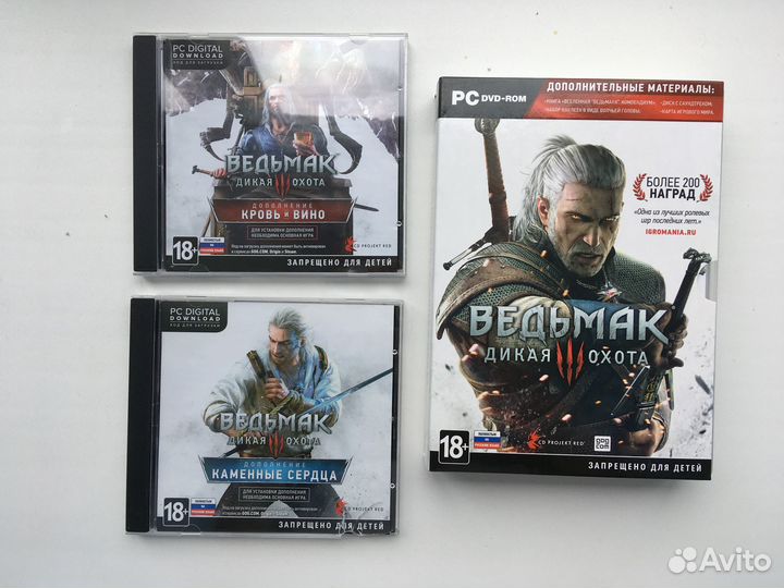 Ведьмак 3 Полное издание GOG + игры постер стикеры