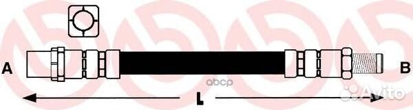 Шланг тормозной, передний левый/правый T06013 B