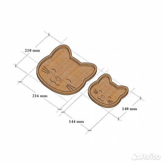 Набор тарелка с блюдцем 
