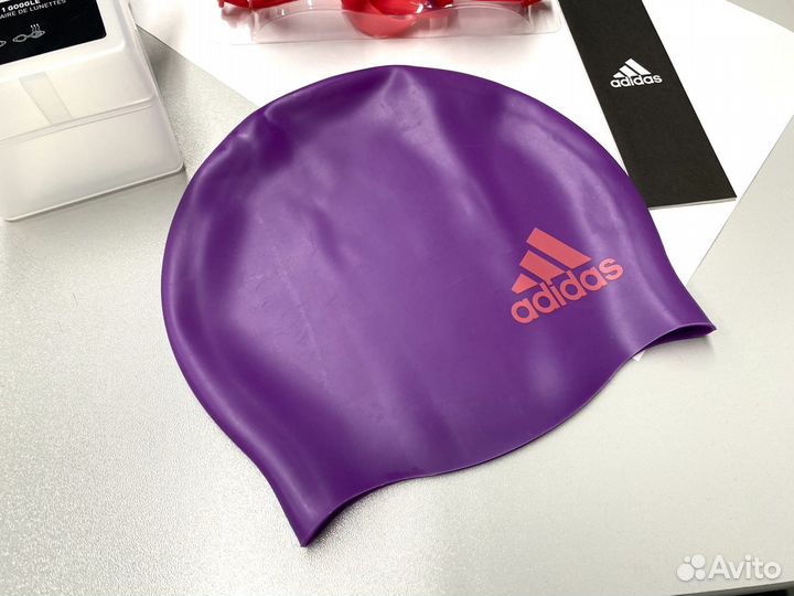 Комплект Adidas шапочка и очки для бассейна