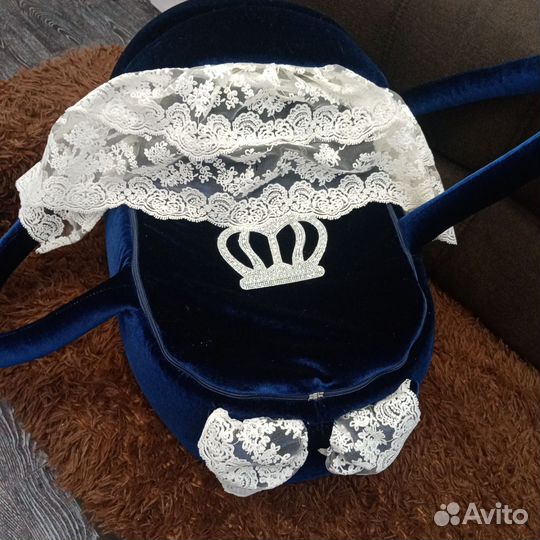 Комплект на выписку зимний(королевский)