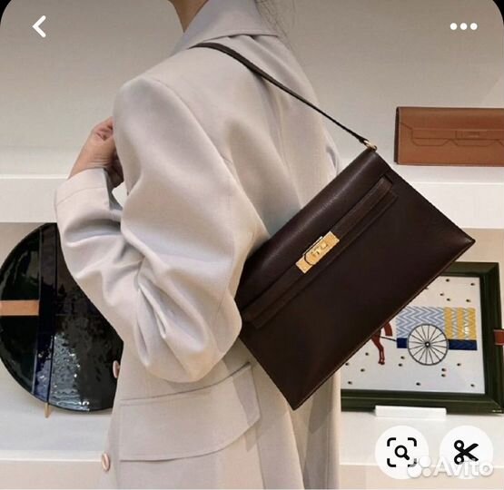 Hermes Kelly Elan Chevre оригинал