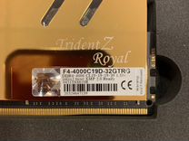 DDR4 G.Skill Trident Z Royal 32GB 4000Mhz CL19