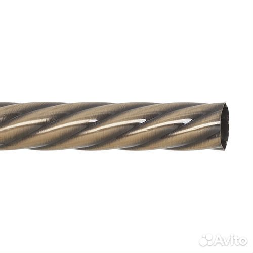 Штанга витая 200 см золото антик 20 мм; 650