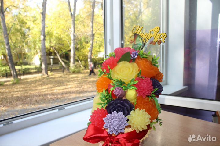 Букет из мыла