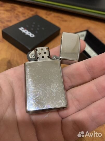 Зажигалка Zippo slim оригинал с гарантией