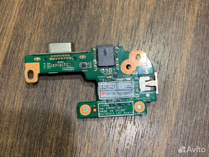 Плата питания vga usb разъем питания dell 5110