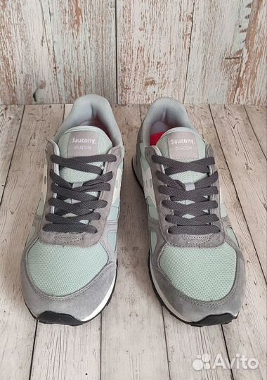 Кроссовки мужские летние замшевые saucony shadow