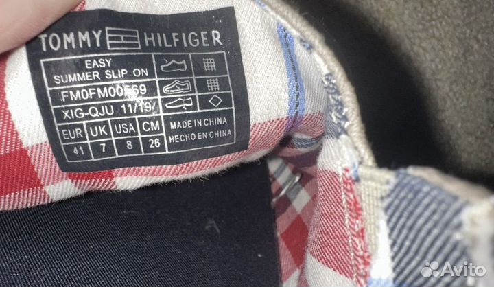 Эспадрильи tommy hilfiger