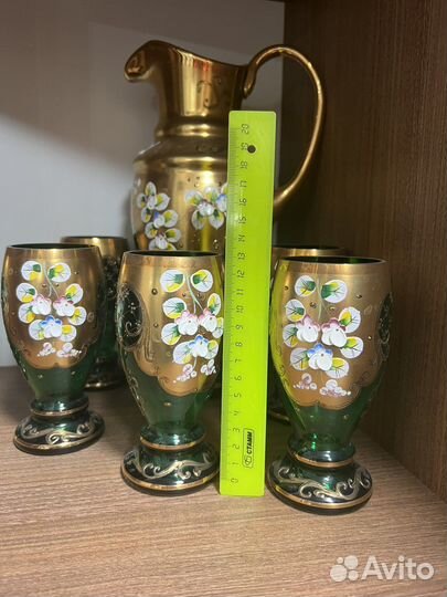 Богемия Кувшин со стаканами