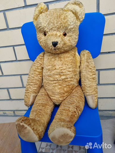Плюшевый медведь СССР ГДР винтаж