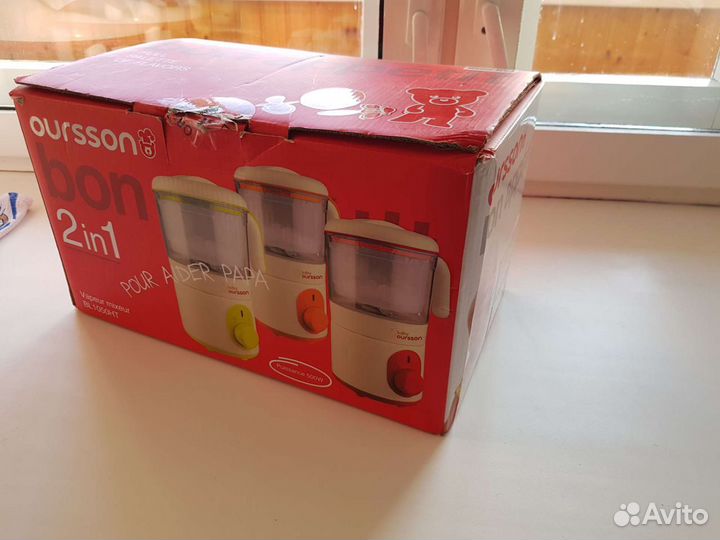 Пароварка блендер для детского питания