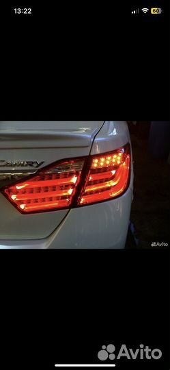 Задние светодиодные фонари camry 50