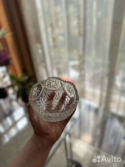 Салатник хрустальный маленький