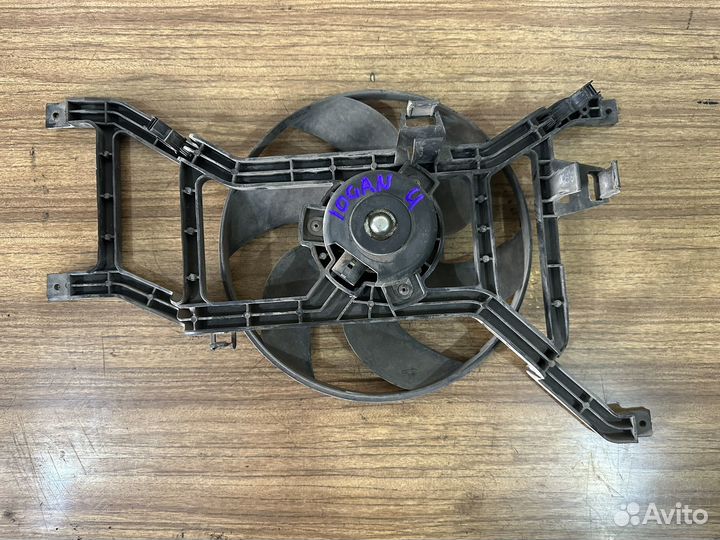 Диффузор радиатора renault logan