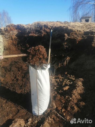 Навоз конский в мешках доставка